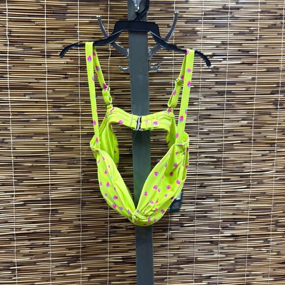 Women's Underwire Bikini‎ Top - Wild Fable™ Green Strawberry Print 18 - Picture 2 of 3